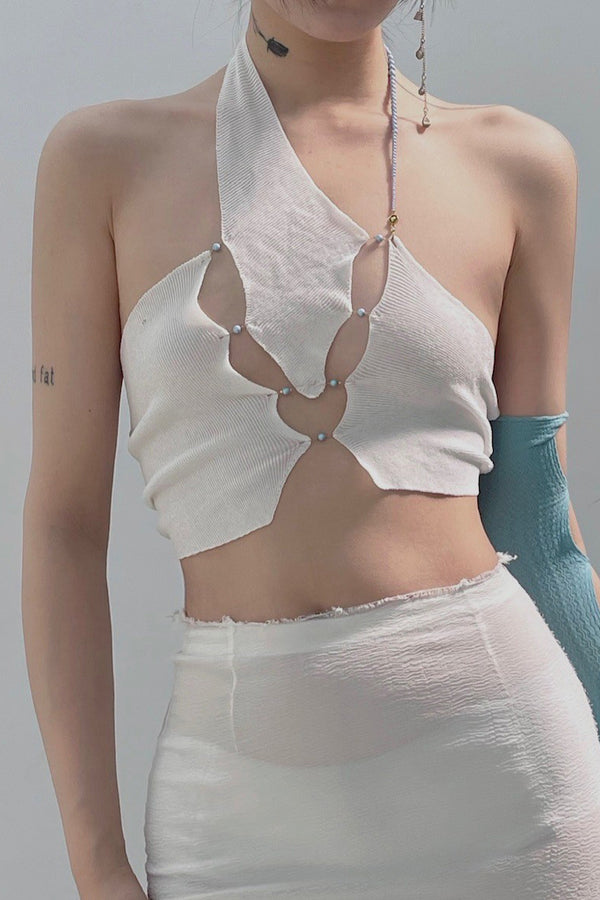 RUI SS21-R010 Stand Collar Top VAPOR